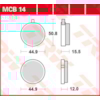 TRW Brake pads MCB14 Allround organic