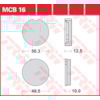 TRW Brake pads MCB16 Allround organic