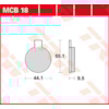 TRW Brake pads MCB18 Allround organic