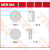 TRW Brake pads MCB504 Allround organic