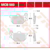TRW Brake pads MCB503 Allround organic