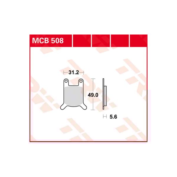 TRW Plaquettes de frein MCB508 Allround organique