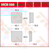 TRW Brake pads MCB506 Allround organic
