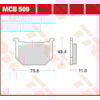 TRW Plaquettes de frein MCB509 Allround organique