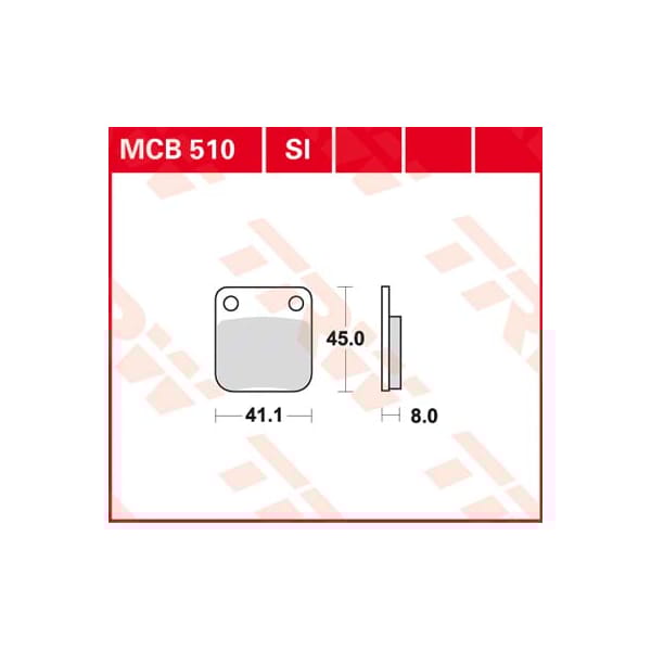 TRW Remblokken MCB510 Allround organisch
