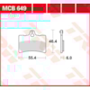 TRW Plaquettes de frein MCB649 Allround organique