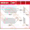 TRW Brake pads MCB631SH Sinter street