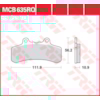 TRW Plaquettes de frein MCB635RQ Carbon