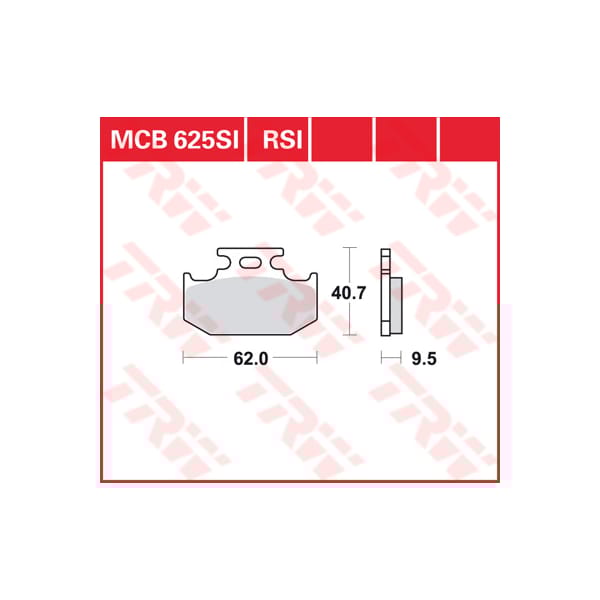 TRW Plaquettes de frein MCB625SI Sinter offroad