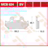 TRW Plaquettes de frein MCB624SV Sinter street