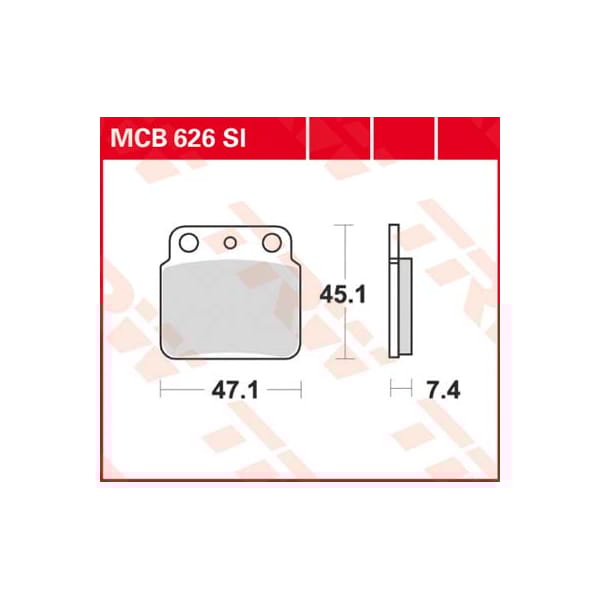 TRW Brake pads MCB626SI Sinter offroad