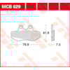 TRW Plaquettes de frein MCB629 Allround organique