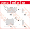 TRW Plaquettes de frein MCB672RSI Sinter compétition offroad