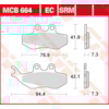 TRW Plaquettes de frein MCB664 Allround organique