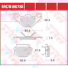 TRW Plaquettes de frein MCB667SI Sinter offroad