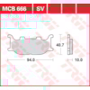TRW Brake pads MCB666SV Sinter street