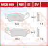TRW Brake pads MCB669 Allround organic