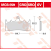 TRW Brake pads MCB659 Allround organic