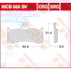 TRW Plaquettes de frein MCB660SV Sinter street