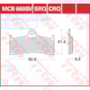 TRW Plaquettes de frein MCB660CRQ Hyper carbon