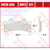 TRW Plaquettes de frein MCB656SV Sinter street