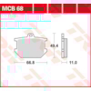 TRW Brake pads MCB68 Allround organic