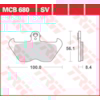 TRW Plaquettes de frein MCB680SV Sinter street