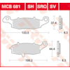 TRW Plaquettes de frein MCB681 Allround organique