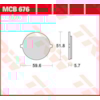 TRW Brake pads MCB676 Allround organic