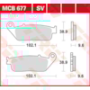 TRW Plaquettes de frein MCB677 Allround organique
