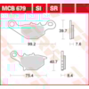 TRW Plaquettes de frein MCB679 Allround organique