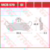 TRW Plaquettes de frein MCB579SI Sinter offroad