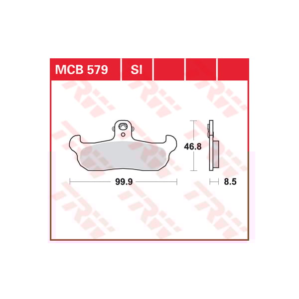 TRW Plaquettes de frein MCB579SI Sinter offroad