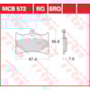 TRW Plaquettes de frein MCB572RQ Carbon