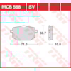 TRW Plaquettes de frein MCB568SV Sinter street
