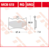 TRW Brake pads MCB572 Allround organic