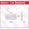 TRW Plaquettes de frein MCB611CRQ Hyper carbon