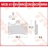 TRW Brake pads MCB611SV Sinter street