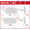 TRW Brake pads MCB599 Allround organic