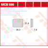TRW Brake pads MCB596 Allround organic