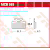 TRW Plaquettes de frein MCB589 Allround organique