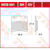 TRW Plaquettes de frein MCB591 Allround organique