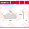 TRW Plaquettes de frein MCB618 Allround organique