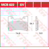 TRW Brake pads MCB622SV Sinter street