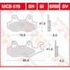 TRW Plaquettes de frein MCB615SH Sinter street