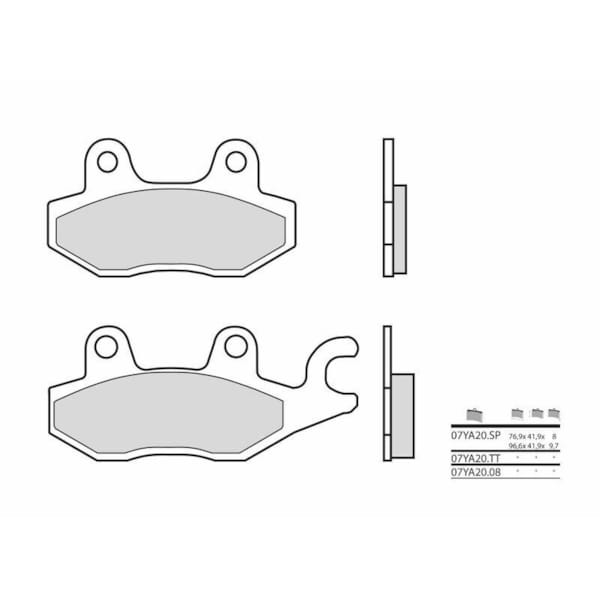 BREMBO Brake Pads Road Sintered 07YA20SP