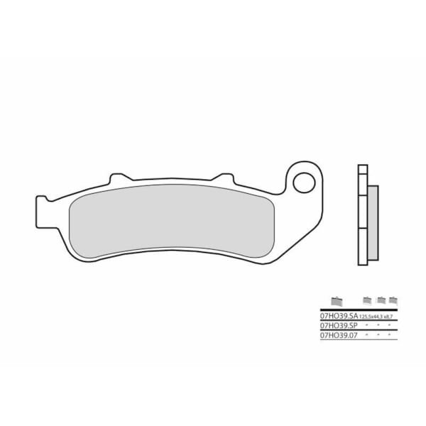 BREMBO Brake Pads Road Sintered 07HO39SA