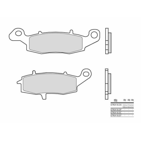 BREMBO Brake Pads Road Sintered 07KA18SA