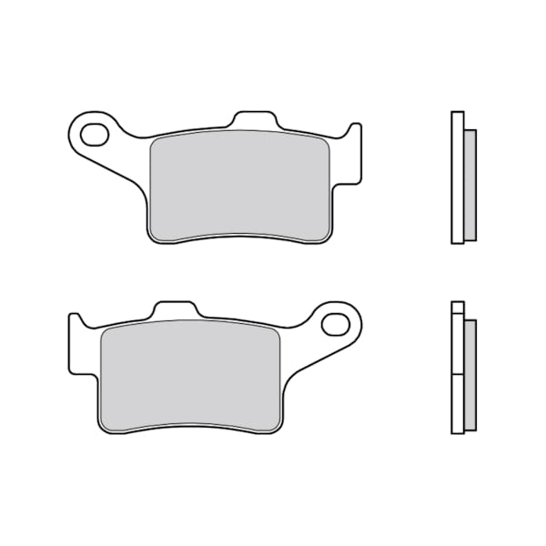 BREMBO Plaquettes de frein moto Route Métal Fritté 07GR88SA