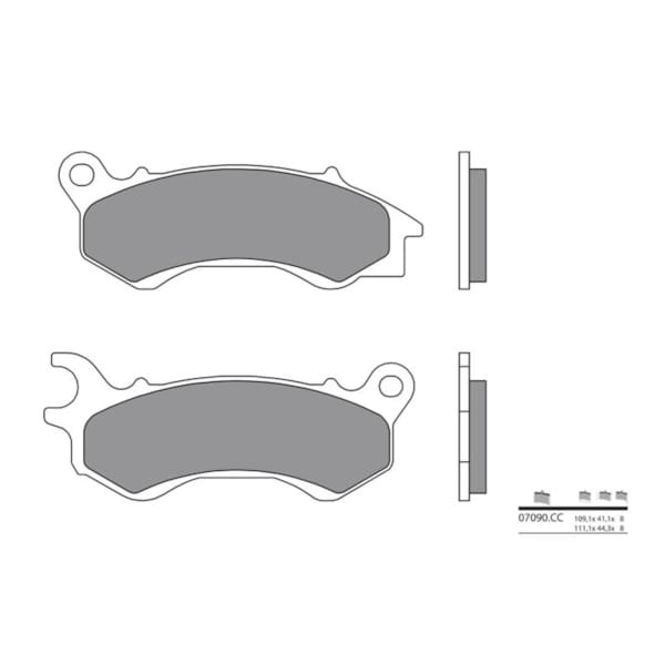BREMBO Brake Pads Scooter Organic 07090CC